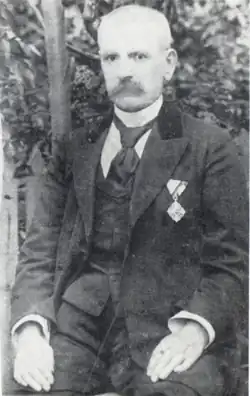 Kuzman Shapkarev decorated with the Bulgarian Order "For Civil Merit", 5th Class