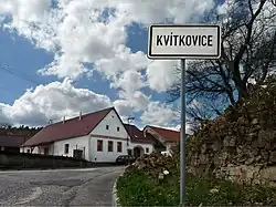 Entrance to Kvítkovice