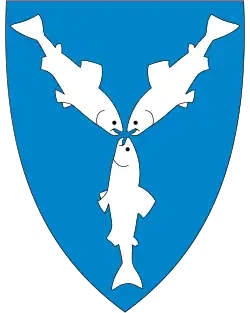 Coat of arms of Kvalsund Municipality (1987-2019)