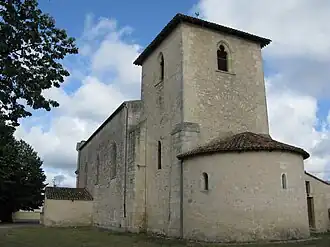 The church in Le Pian-Médoc