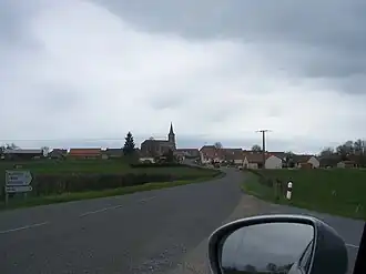 A general view of La Chapelle-au-Mans