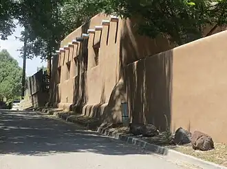 Road into La Loma Plaza
