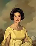 Portrait of Lady Bird Johnson by Elizabeth Shoumatoff, 1968