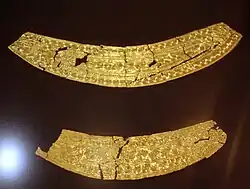 Gold appliqués from Lake Bled, Slovenia, 13th-12th century BC.[117]