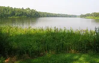 Lake Stormon along the scenic loop.