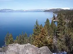 The Nevada shore of Lake Tahoe