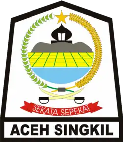 Official seal of Aceh Singkil Regency