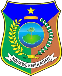 Coat of arms of Konawe Islands Regency