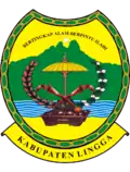 Coat of arms of Lingga Regency