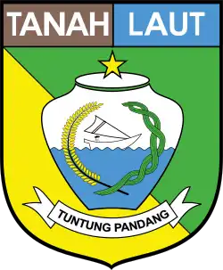 Coat of arms of Tanah Laut Regency