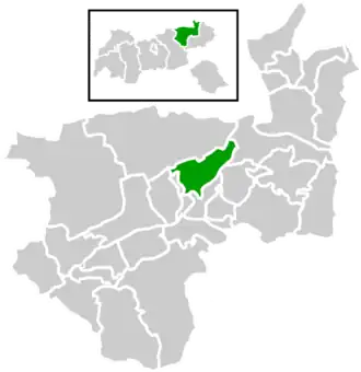 Location within Kufstein district