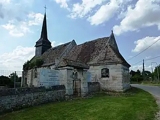 The church in Le Plessis-Sainte-Opportune