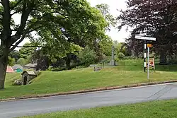 Lealholm War memorial by the route of walk