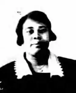A passport photograph of a young African-American woman in 1924