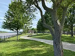 Leavenworth Landing Park along the Missouri River in Leavenworth.