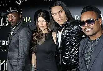 Black Eyed Peas in 2009. From left: will.i.am, Fergie, Taboo, and apl.de.ap.