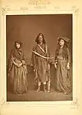 1. Kabyle of the Harb tribe (environs of Medina) 2. Kabyle woman of the Harb tribe (environs of Medina) 3. Muslim woman from Djeaddele (environs of Mecca)