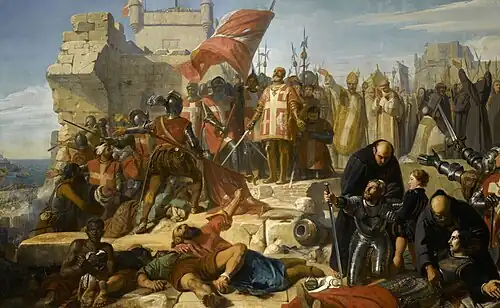 Levée du Siège de Malte by Charles-Philippe Larivière