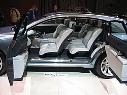 LF-X side profile, interior