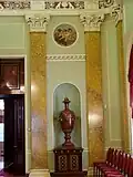 Corner of Dining Room, Liverpool Town Hall (completed 1820; Grade I)