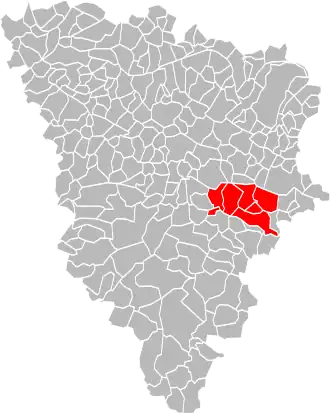 Location within the Yvelines department