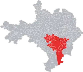 Location in the Gard.