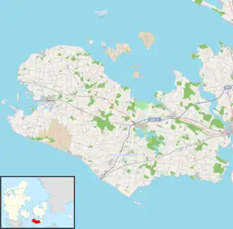 Toreby is located in Lolland