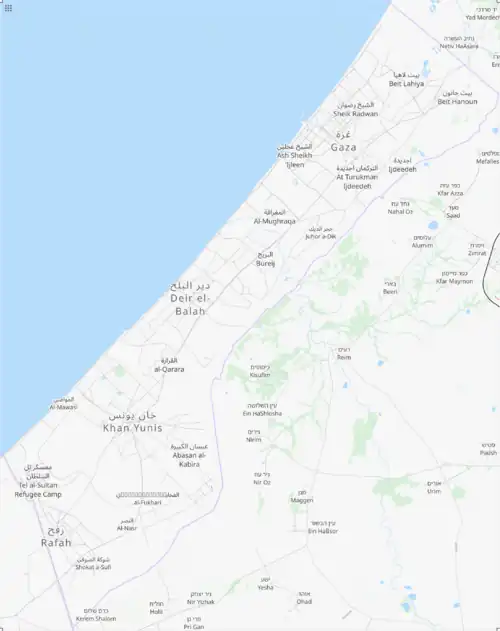 al-Fukhari is located in Gaza Strip