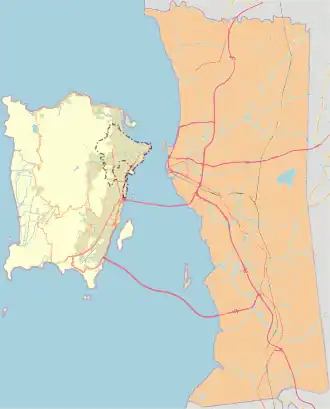 Gelugor is located in Central George Town, Penang