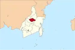 Location within South Kalimantan