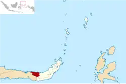 Location in North Sulawesi