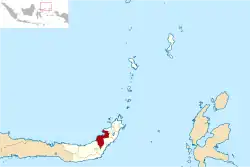 Location in North Sulawesi