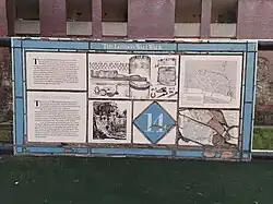 London Roman Wall – Museum of London Walking Tour Plaque 14