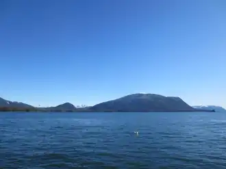 Looking southward over the Flora Bank