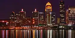 Louisville at night