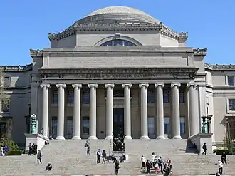 The main façade of Low Memorial Library as seen from the south