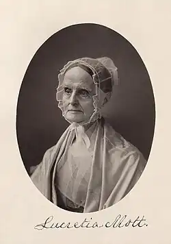 Lucretia Mott, signed photo, by F. Gutekunst