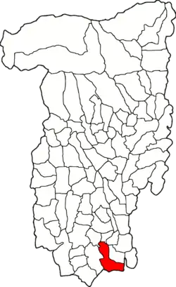 Location in Vâlcea County