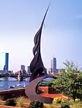 Lupus (1985), 40' Tall, Cor-Ten Steel.