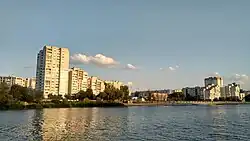 Rîbnița's skyline as view from over the Dniester river