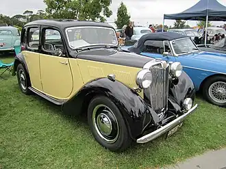 MG 1¼-litre saloon 1250 cc