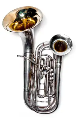 Double-bell euphonium by Conn