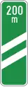 Exit on motorway (200 m)