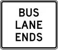 R3-15e Bus lane ends (overhead)