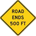 W8-26 Road Ends (distance)