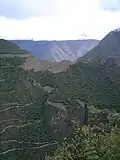 View of Machu Picchu from the summit of Putucusi