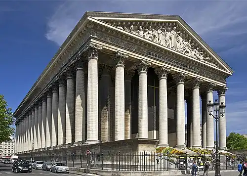 La Madeleine (Paris), 1807–1842, by Pierre-Alexandre Vignon [fr][9]