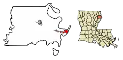 Location in Madison Parish, Louisiana
