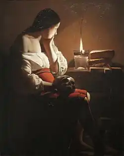 Georges de La Tour, Magdalene with the Smoking Flame, c. 1640, Los Angeles County Museum of Art