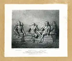 "Maha Kali. Bhadra Kali. Sheoo Kali" 1824-1834
